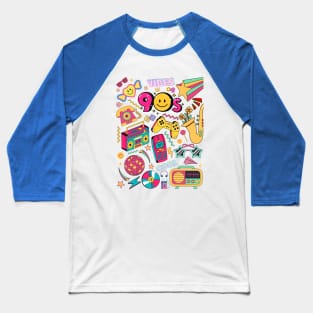 90s Retro Things Baseball T-Shirt